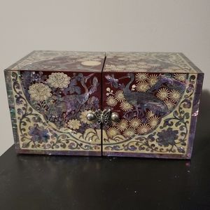 Mother of Pearl Japanese Trinket Box